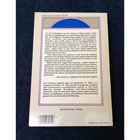 God of Jane : A Psychic Manifesto by Jane Roberts (1981, Trade Paperback) - Picture 2 of 7